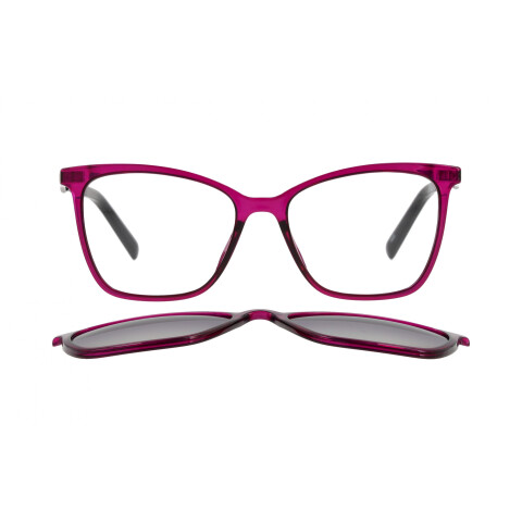 INVU Clip-On M4205C col Transp.Purple Invu Clip-on M4205c Col Transp.purple