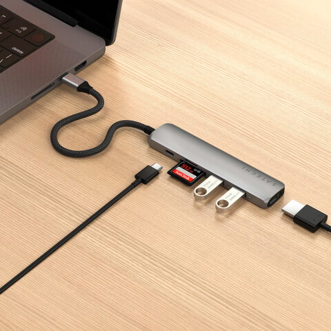 Satechi Multipuerto 6-en-1 USB-C - Space Grey Satechi Multipuerto 6-en-1 USB-C - Space Grey