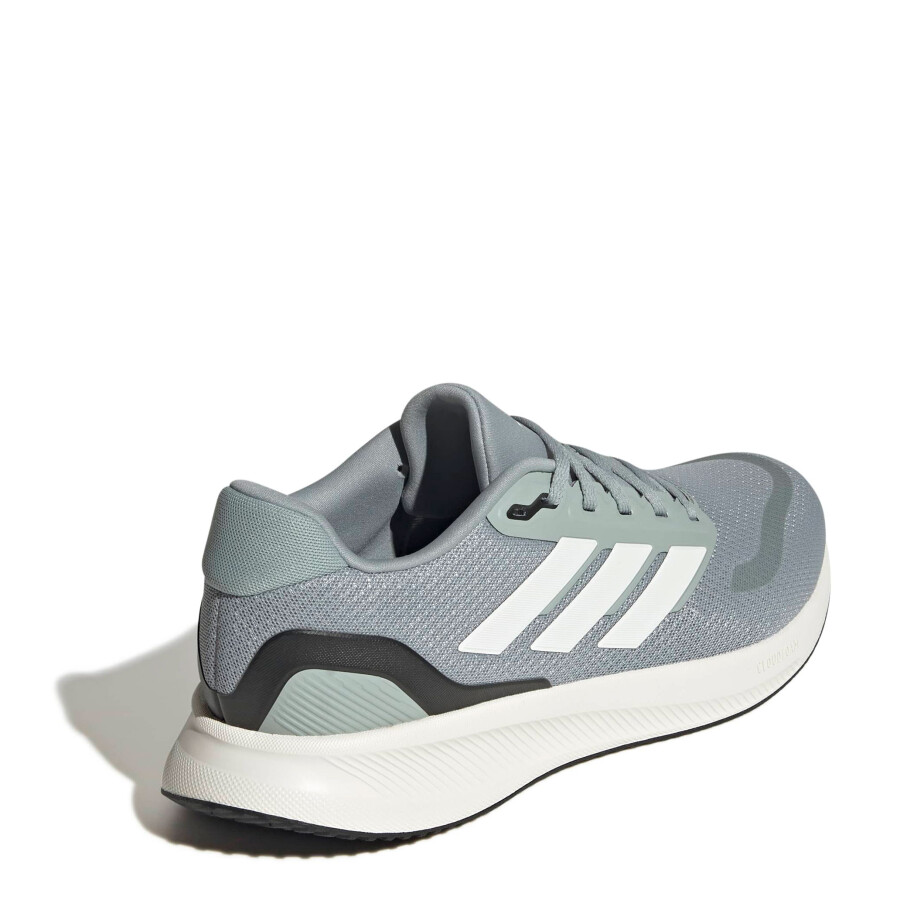 Championes de Hombre Adidas Runfalcon 5 Gris - Blanco