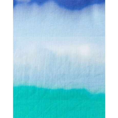 Pañuelo De Raso Con Estampado Ombre Combinacion Multicolor