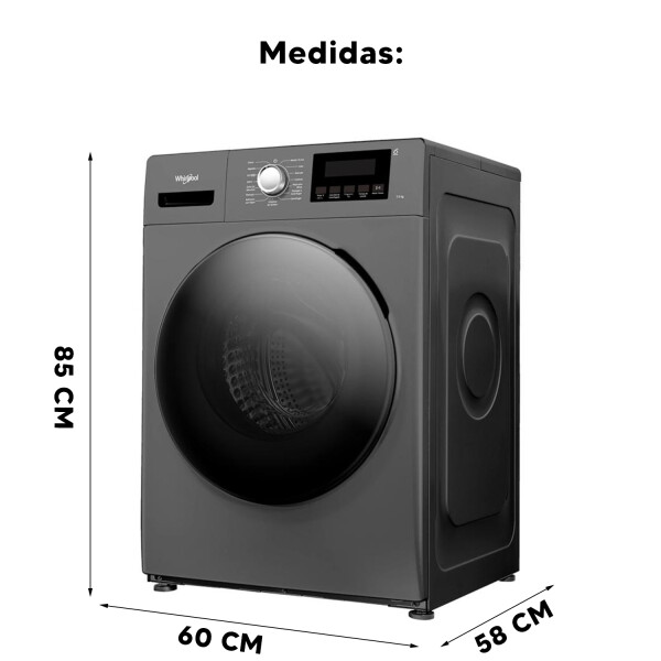 Lavarropas Whirlpool 7 Kg Wnq75asdna Inverter LAVARROPAS WHIRLPOOL 7.5KG WNQ75ASDNA PL