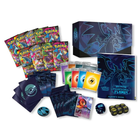 Pokémon TCG: Mega Evolution - Phantasmal Flames - Elite Trainer Box (ETB) [Inglés] Pokémon TCG: Mega Evolution - Phantasmal Flames - Elite Trainer Box (ETB) [Inglés]