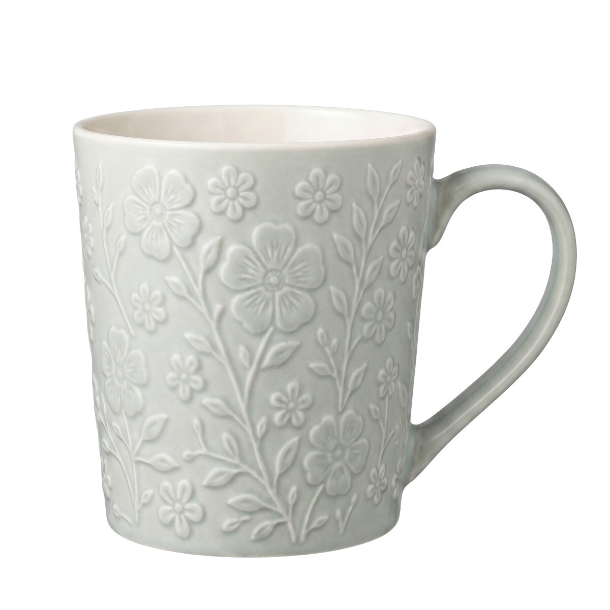 TAZA CERAMICA GRIS 