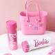 Vaso acero Barbie 420ml blanco