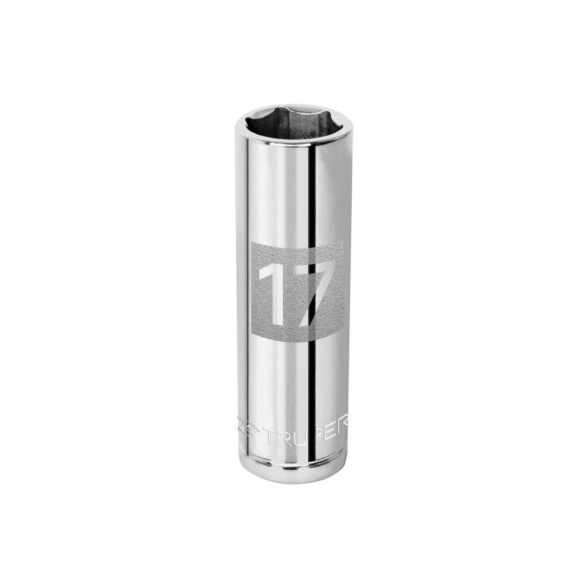 Dado largo milimetrico 1/2" 6 puntas 17/18mm Trup 