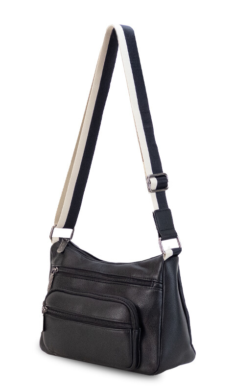 BANDOLERA MORRAL GUATEMALA NEGRO