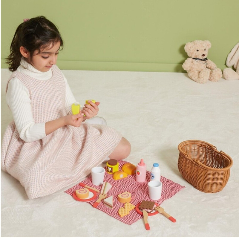 Juego Set De Picnic En Madera Viga Juego Set De Picnic En Madera Viga