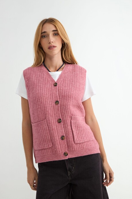 CHALECO LONGAN ROSADO