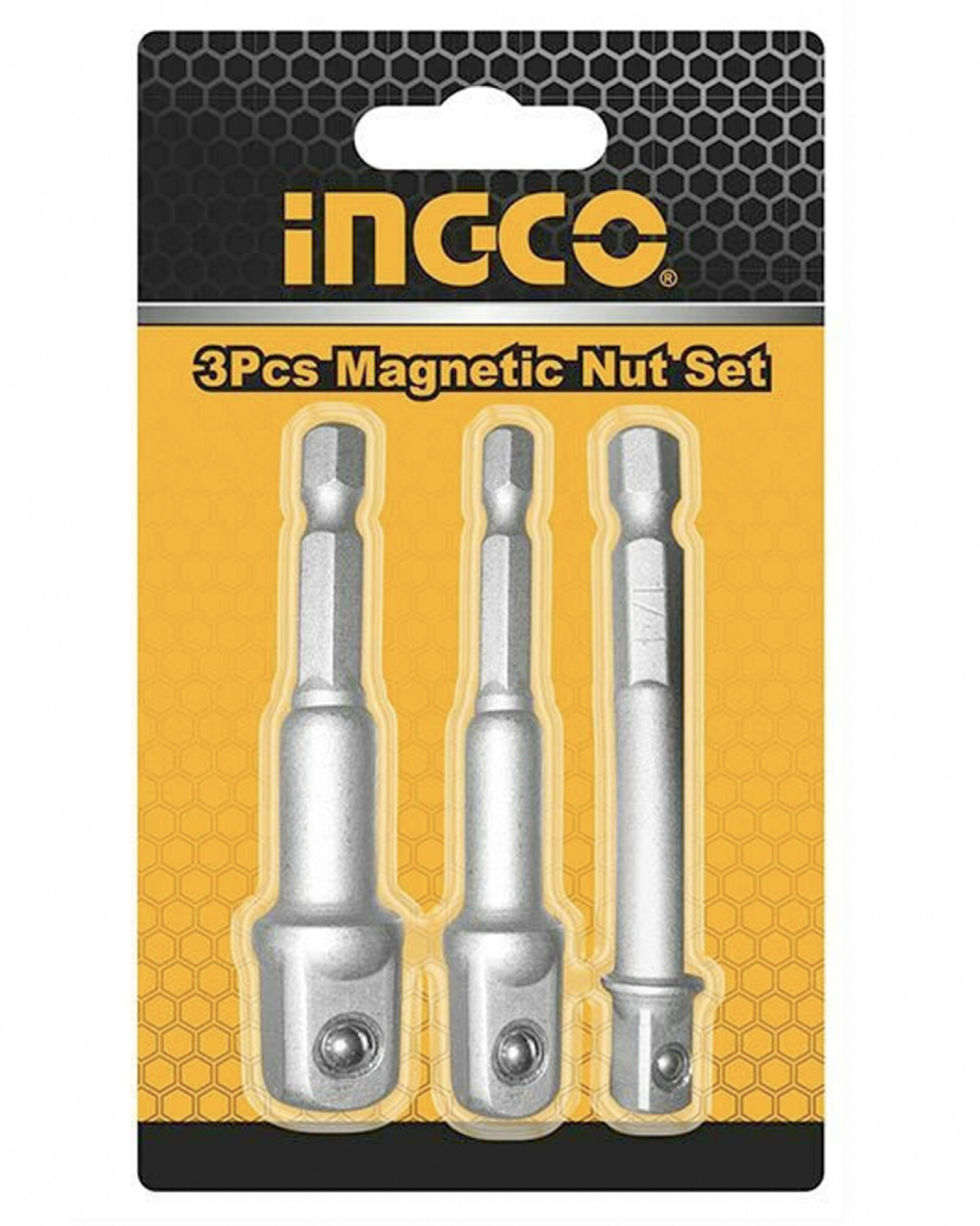 INGCO Set 8 Puntas Destornillador Phillips Magnetico + Adaptador