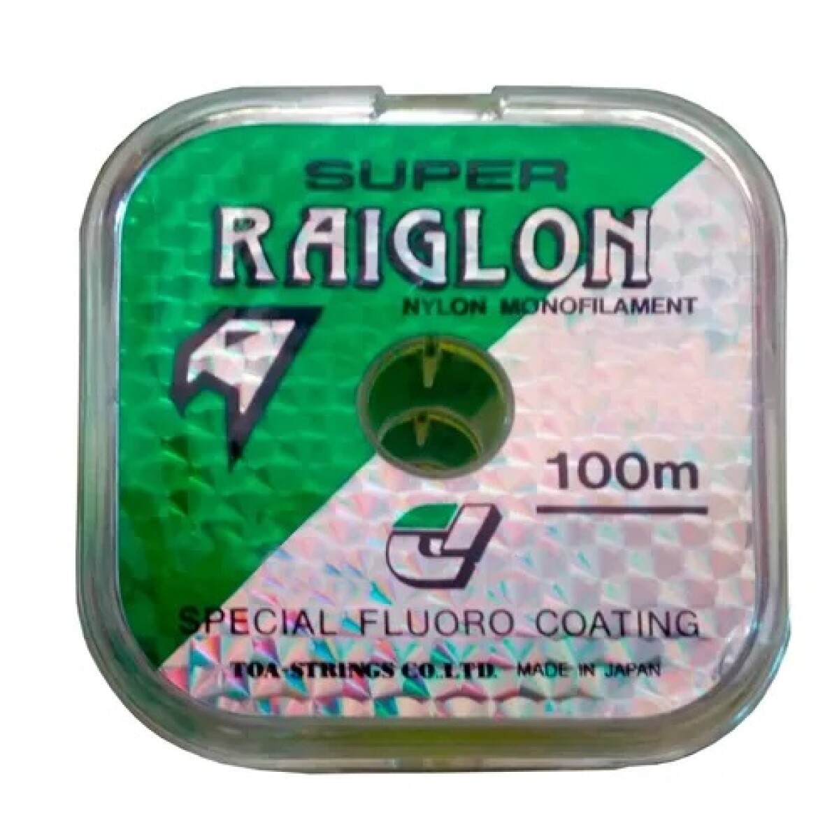 Tanza Super Raiglon 0,47 Mm X 100 Mts Verde Oscuro 