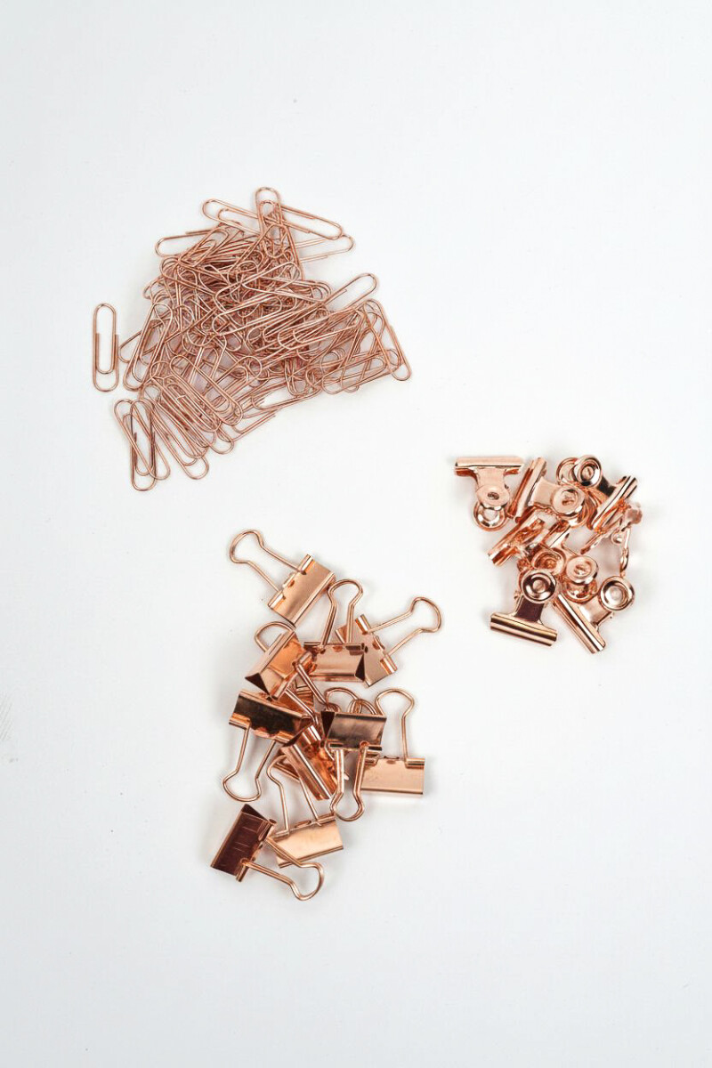 Clips Achi Set Papeleria - Color Unico 