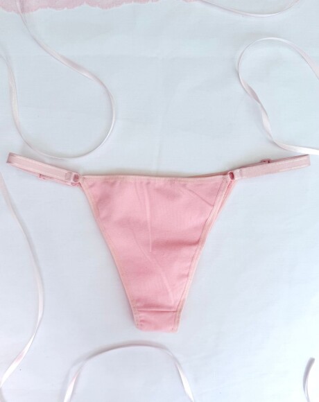 Bikini de algodón Renata Rosa