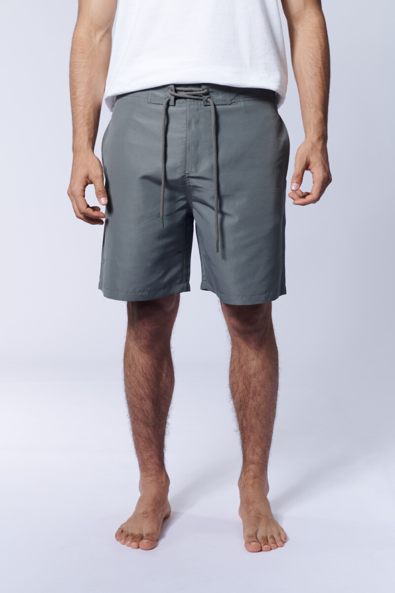 Short de baño ajustable Gris