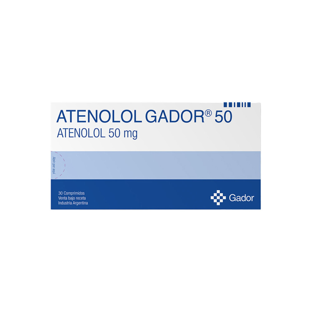 ATENOLOL 50 MG CJ X 30 COMP. única