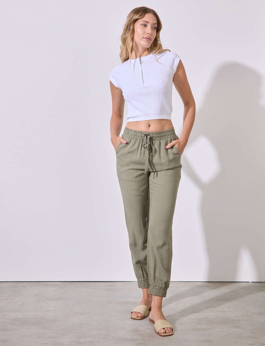 Jogger Tencel - Verde 