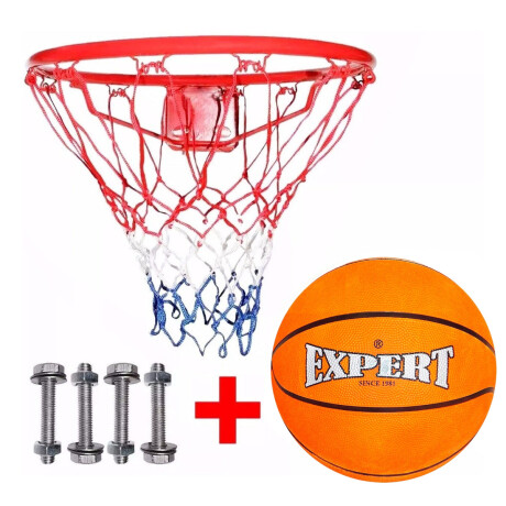 Aro De Basketball Profesional + Pelota + Red Basket Bkt003003
