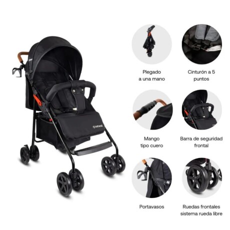 Coche Monaco Bebesit - Negro Coche Monaco Bebesit - Negro
