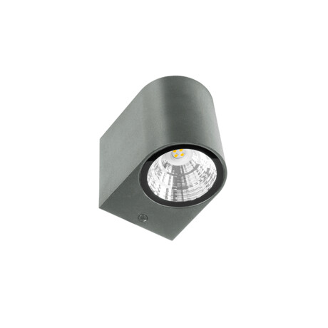 LED Redonda de Pared Vivion 10X9 7+7W Cálido - Gris