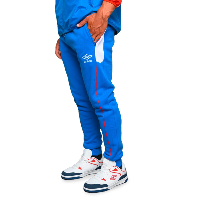 Pantalones Umbro URBAN CNF de Hombre - NU143023 Azul Francia-blanco