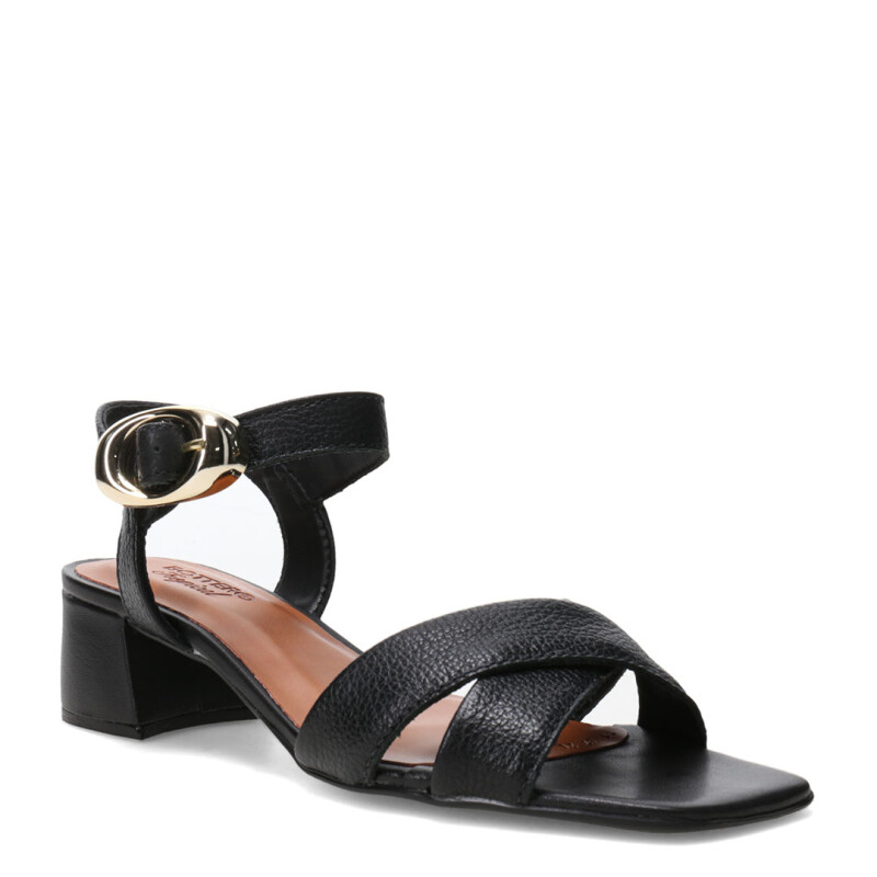 Sandalias de Mujer Bottero Cruzada Con Tobillera Rojo