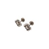 Abridores bebe Cruz pampa - Plata 925 - Sin Piedra - AB3011 Sinpiedra