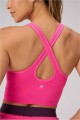 Top Seamless Built-In Bra Mujer Pink Crush