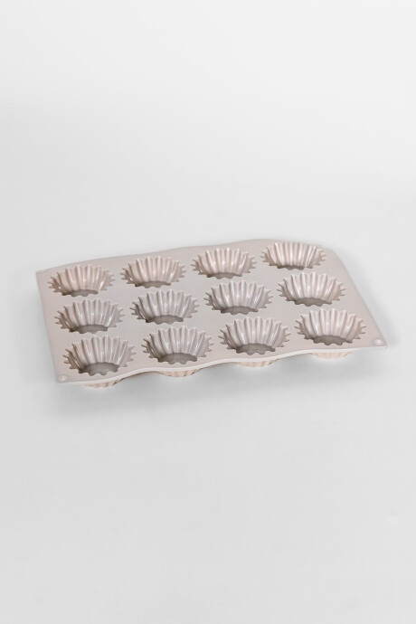 Horno Molde Silicona Muffins, 12un. 8 Color Unico