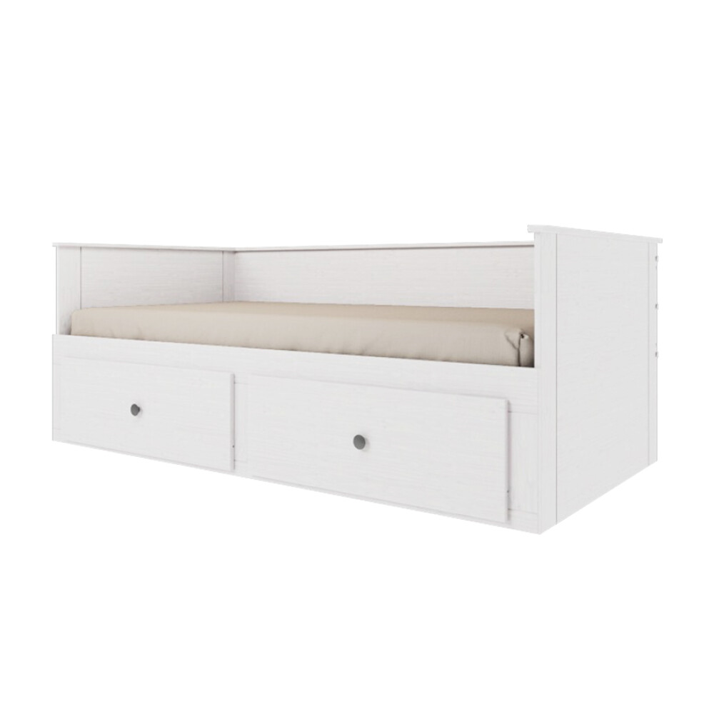 Cama Palino 1 Plaza / auxiliar - Funcional Blanco