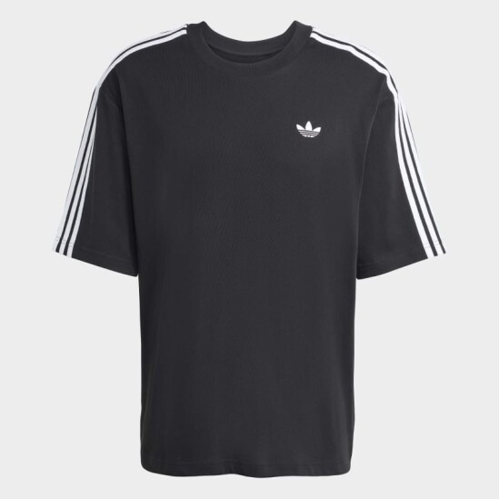 Remera Adidas Adicolor, 3 Tiras Negro