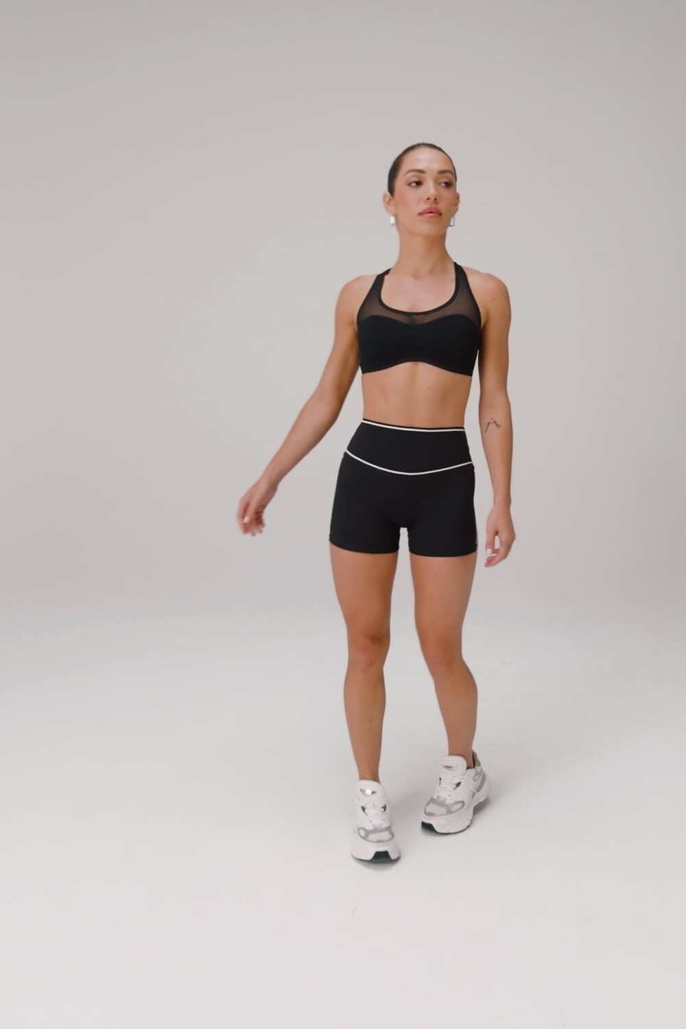 Bra Mesh Low Impact Bra Mujer Dark Sienna