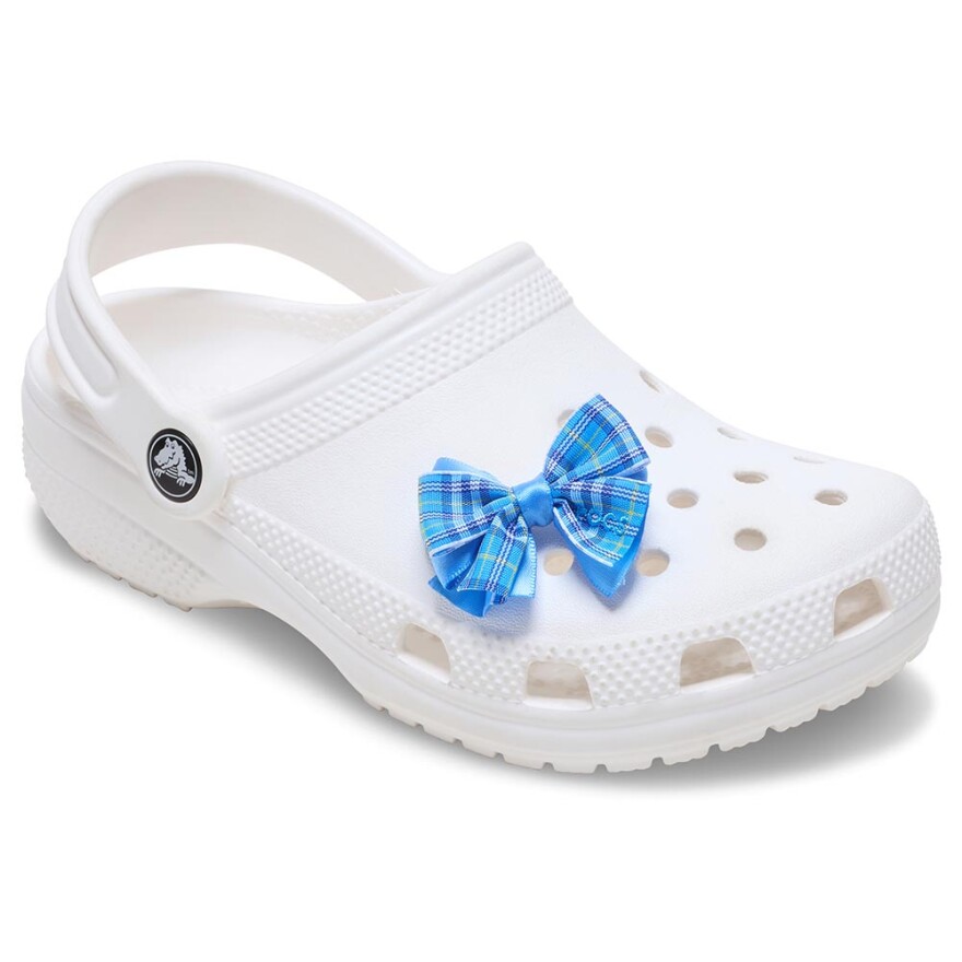 Blue Plaid Bow Multicolor