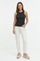 Pantalon recto BLANCO