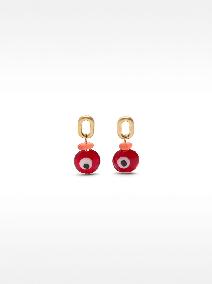 Pendientes Con Ojos - multicolor 