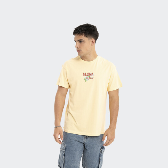 Remera Reef Oversize Amarillo