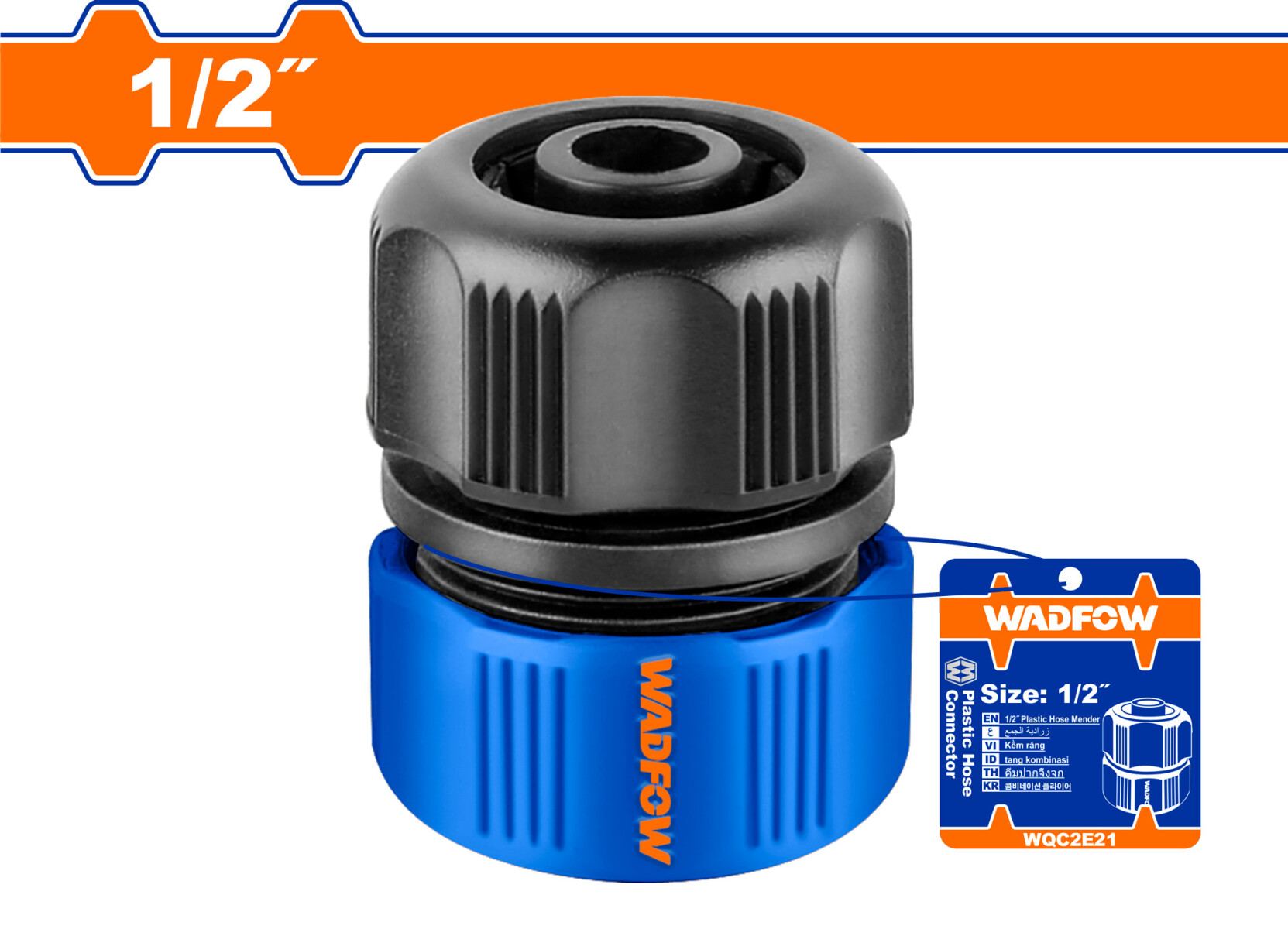 ACOPLE REPARADOR DE MANGUERA 1/2´´ WADFOW 