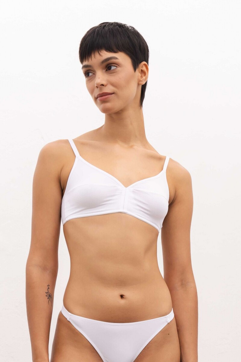 Soutien Comfort ECO – Copa soft sin aro, soporte amplio y adaptable Blanco