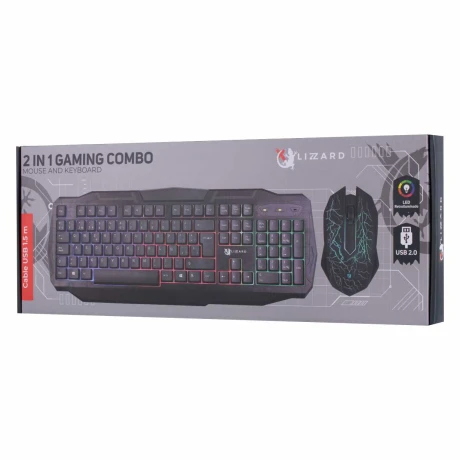 Combo Teclado y Mouse Gamer X-lizzard 001