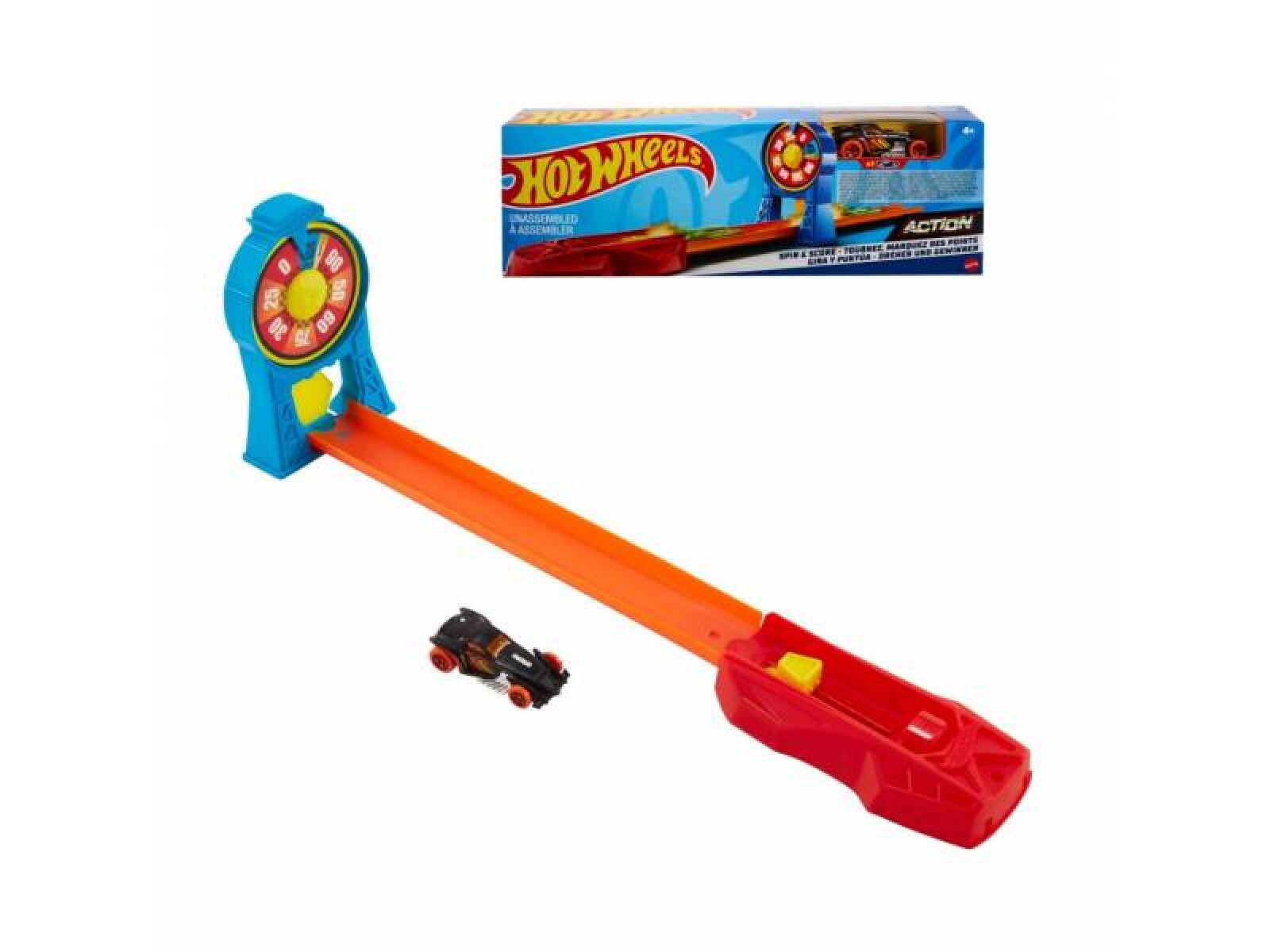 Pista Hot Wheels Gira y Puntúa 