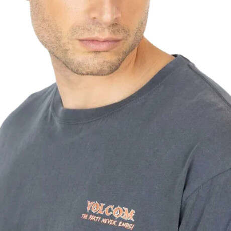 Remera Volcom Party Never Ends Gris Oscuro