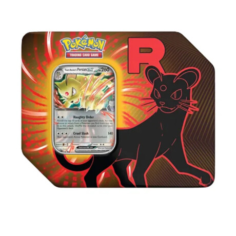 Pokémon Tin (Lata) - Team Rocket Persian EX [Inglés] Pokémon Tin (Lata) - Team Rocket Persian EX [Inglés]