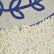 Alfombra 40x60cm AZUL Y NATURAL