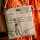 Morral con fleco Agatha Gris claro