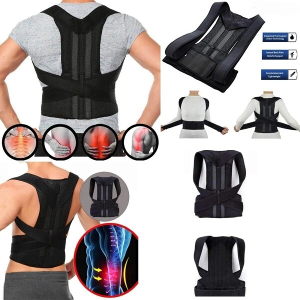 Faja Corrector De Postura Y Lumbar Ortopedica Trabajo Talla XL
