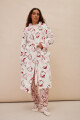 Bata hello kitty coral fleece Rosado