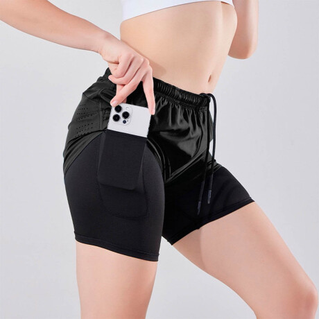 Set X2 Short Deportivo Mujer Running C/ Calza Corta Set X2 Short Deportivo Mujer Running C/ Calza Corta