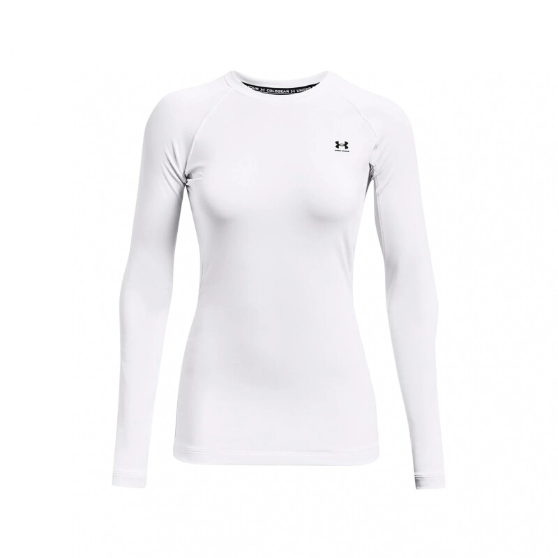 Remera Mujer Under Armour Coldgear - Black/White White