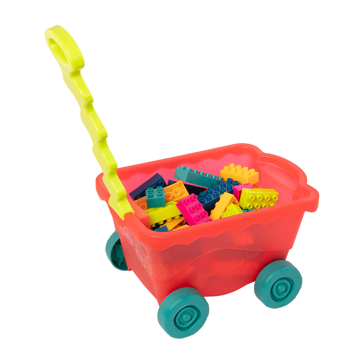 Bloques de construcción con carro B. Toys 