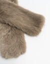 Bufandas Bufanda Pelo Sintético - Marron Beige