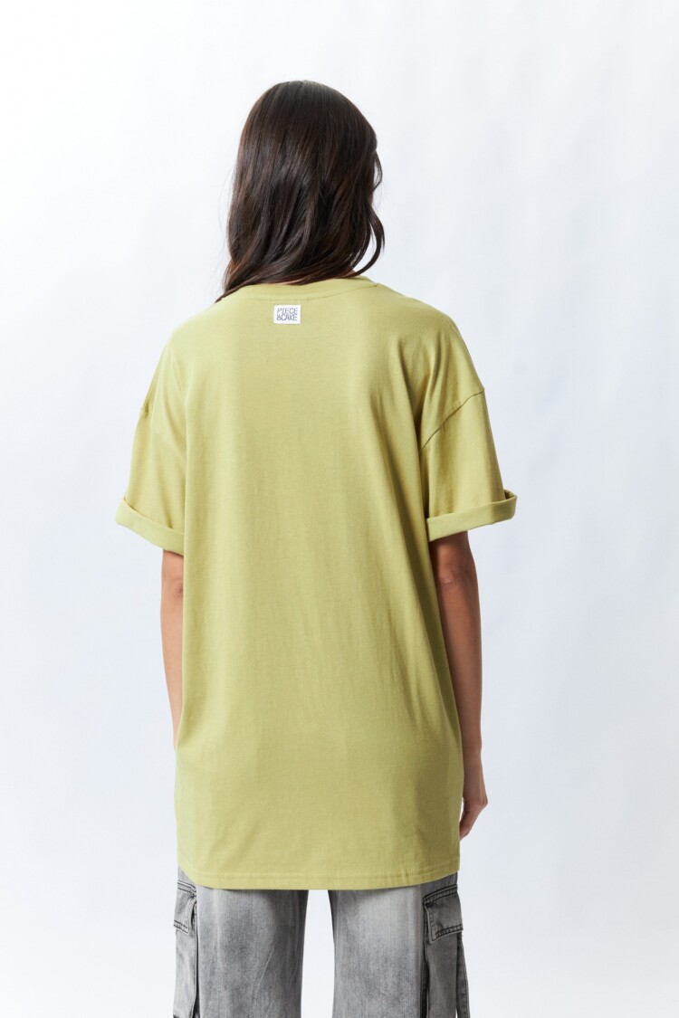 REMERA LUNAR PARADISE Verde Musgo