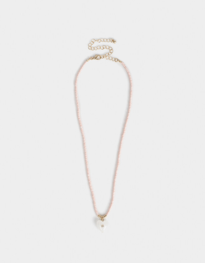 Collares Cortos Beach Collar Corto De Mostacillas Y Dije - Dorado
